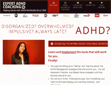 Tablet Screenshot of adhdcoaching.com
